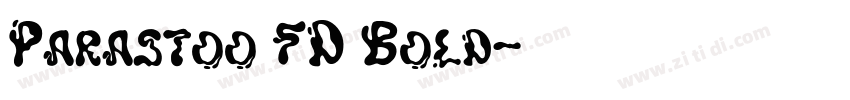 Parastoo FD Bold字体转换